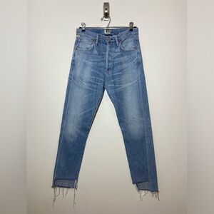 Citizens Of Humanity Light Blue Cropped Jeans